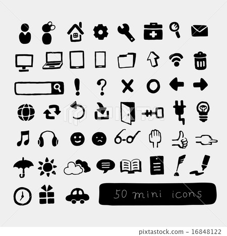 50 mini icons 16848122