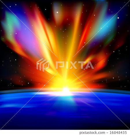 abstract space background with stars abstract space background with stars 16848435
