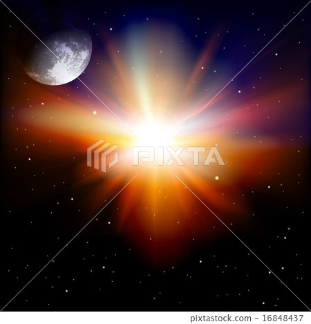 abstract space background with stars abstract space background with stars 16848437