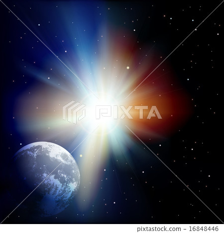 abstract space background with stars abstract space background with stars 16848446