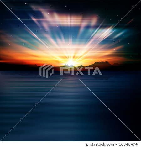 abstract background with silhouette of mountains abstract background with silhouette of mountains 16848474