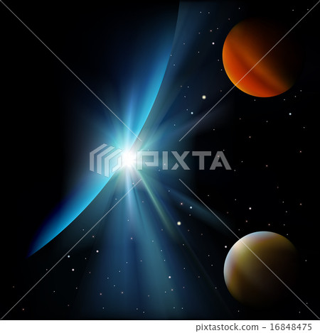 abstract space background with stars abstract space background with stars 16848475