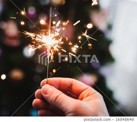 Hand with Sparkler 16848649