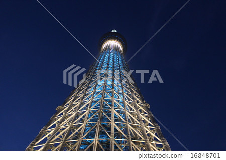 東京天空樹在1下點亮 東京天空樹在1下點亮 16848701