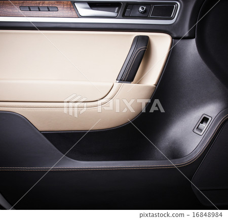 Modern car interior, close up photo 16848984