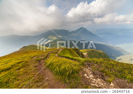 storm clouds over the mountains storm clouds over the mountains 16849716