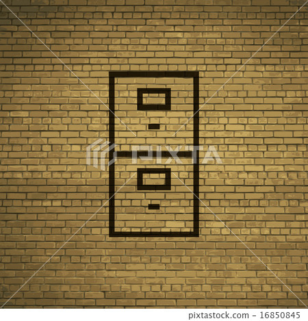 Safe icon symbol Flat modern web design with long 16850845