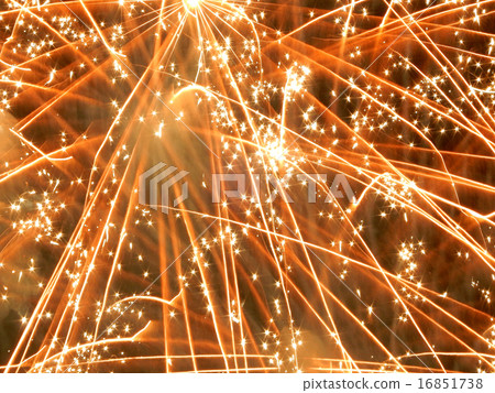 Shining golden fireworks 16851738