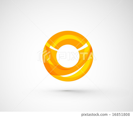 Abstract geometric company logo ring, circle Abstract geometric company logo ring, circle 16851808