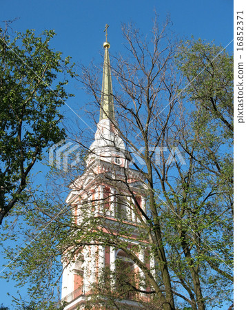 Bell tower of Cathedral of Holy Cross Cossack. 16852371