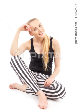 young pretty blonde women posing in studio young pretty blonde women posing in studio 16852504