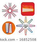 set of a book for International Literacy Day 16852508