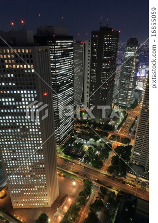 Tokyo night view 16855059