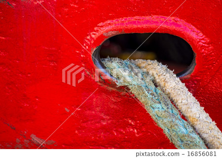 mooring line of a trawler 16856081