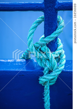 Mooring line of a trawler 16856089