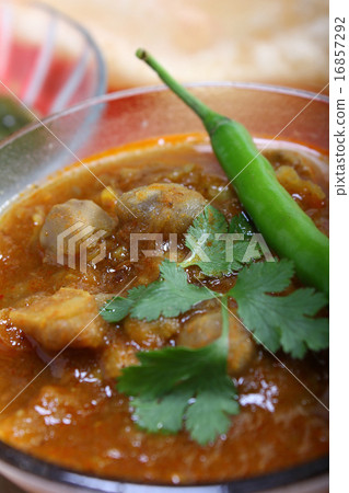 choley with green Chilli on it choley with green Chilli on it 16857292