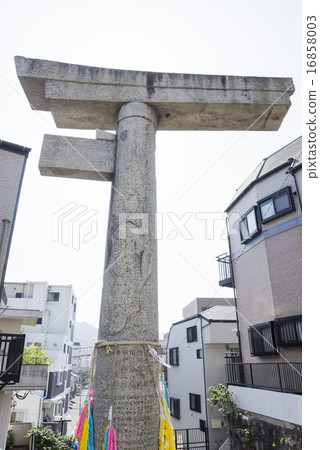 Sanno Shrine single pillar Torii Torii Sanno Shrine single pillar Torii Torii 16858003