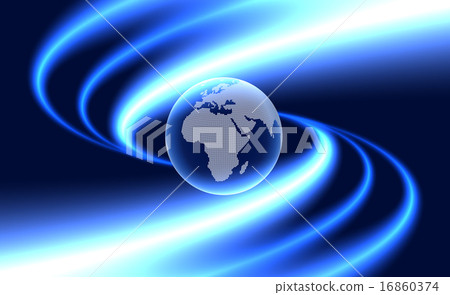 Earth and light line Earth and light line 16860374