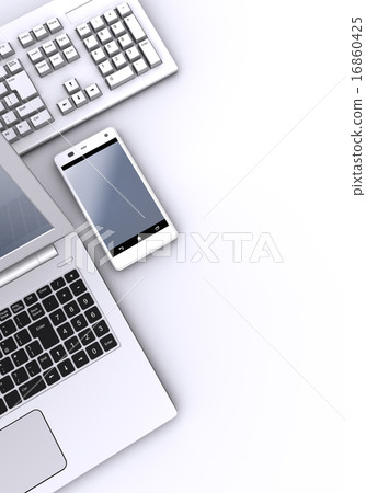 Smartphones, laptops and keyboards 16860425