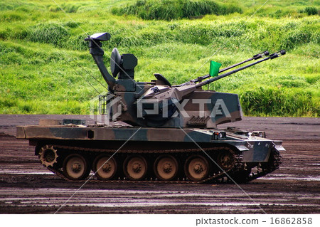 Sky Shooter 87 AW (87 self-propelled aircraft gun) 2014 Fuji general fire exercise Sky Shooter 87 AW (87 self-propelled aircraft gun) 2014 Fuji general fire exercise 16862858