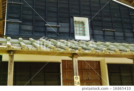 Shizuoka prefecture tourist attractions · Komakura Egawa made of Izu stone of Nishikura at Egawa residence · Stone elevation up sideways position Shizuoka prefecture tourist attractions · Komakura Egawa made of Izu stone of Nishikura at Egawa residence · Stone elevation up sideways position 16865410
