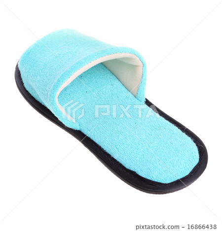 blue slippers footwear isolated blue slippers footwear isolated 16866438