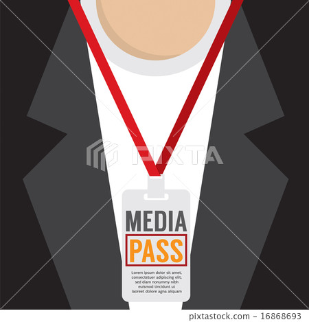Media Pass Lanyard Media Pass Lanyard 16868693
