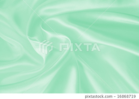 Smooth elegant green silk or satin texture  16868719