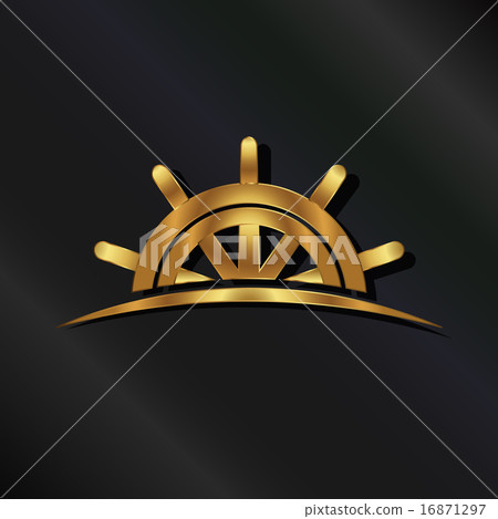 Golden Ship wheel marine 16871297