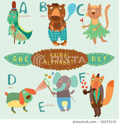 Very cute alphabet.A, b, c, d, e, f letters. Very cute alphabet.A, b, c, d, e, f letters. 16874319