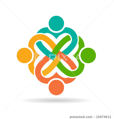 People heart love logo 16874612