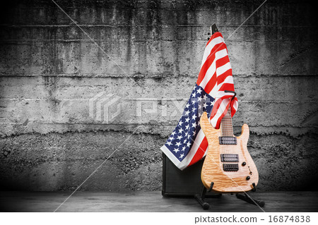 Modern electric guitar Modern electric guitar 16874838