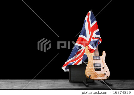 Modern electric guitar 16874839