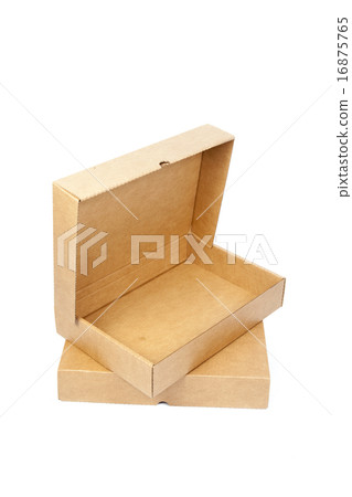 Brown paper box open 16875765