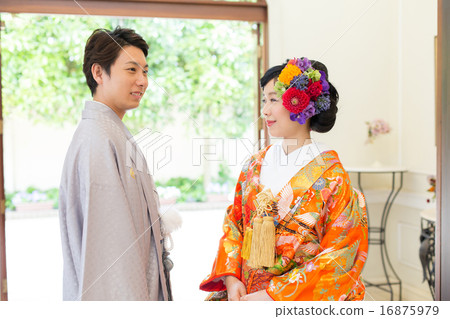a folk costume, ceremony hall, headdress 16875979