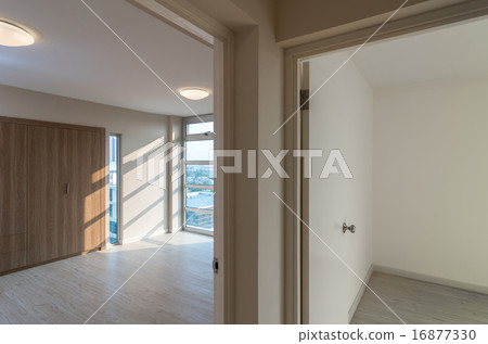 Empty Interior Bed Room in a new apartment Empty Interior Bed Room in a new apartment 16877330
