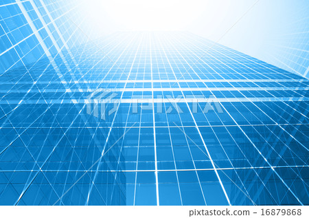 Modern business building glass of skyscrapers, Business concept Modern business building glass of skyscrapers, Business concept 16879868