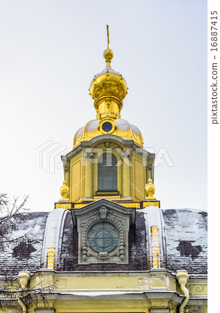 View on Peter and Paul Cathedral at winter View on Peter and Paul Cathedral at winter 16887415