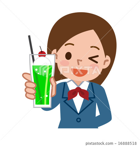 School girls with juice 16888518