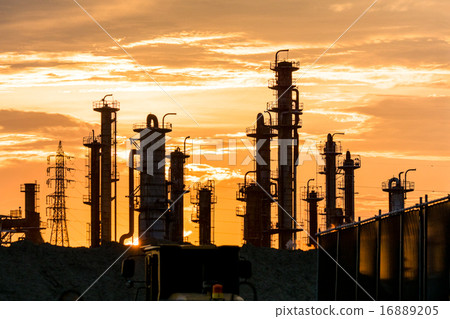 Dusk of Keihin Industrial Area 16889205