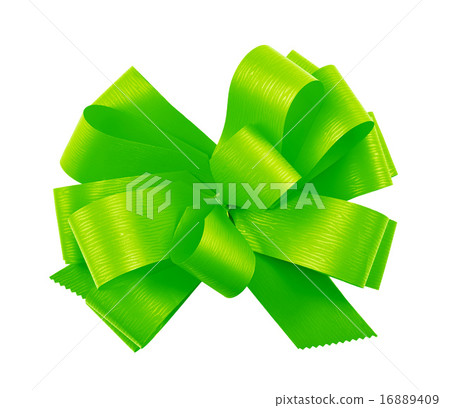 Gift ribbon bow isolated 16889409