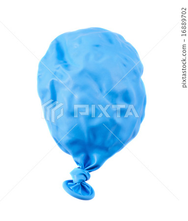 Deflated balloon isolated Deflated balloon isolated 16889702