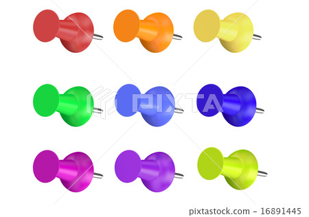 Color Push Pins 16891445
