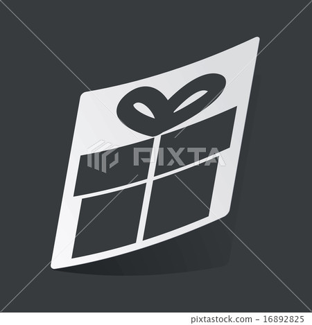 Monochrome gift sticker Monochrome gift sticker 16892825