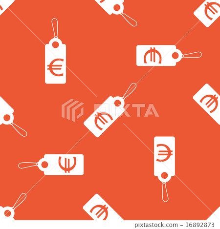 Orange euro price pattern 16892873