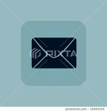 Pale blue letter icon 16893504
