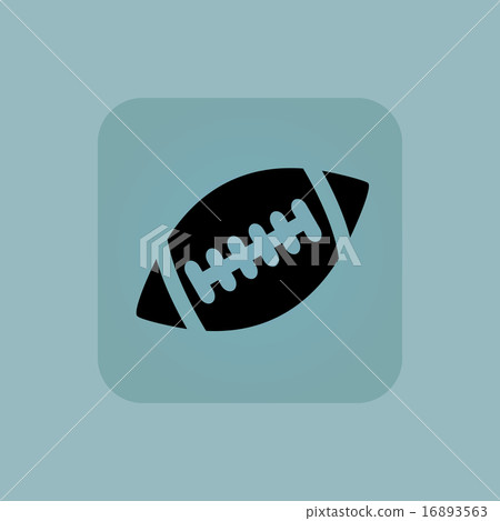 Pale blue rugby icon - Stock Illustration [16893563] - PIXTA