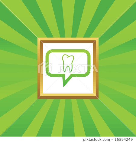 Tooth message picture icon Tooth message picture icon 16894249