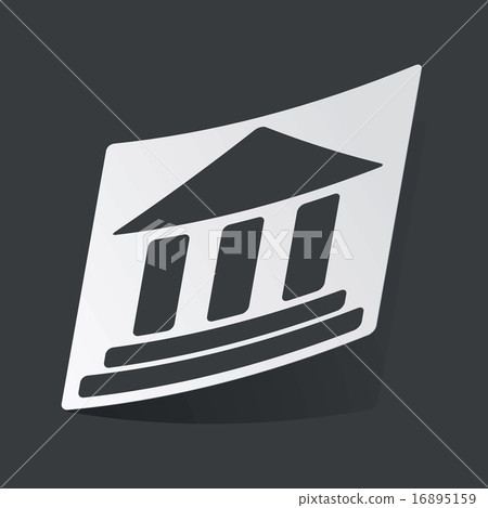 Monochrome museum sticker Monochrome museum sticker 16895159