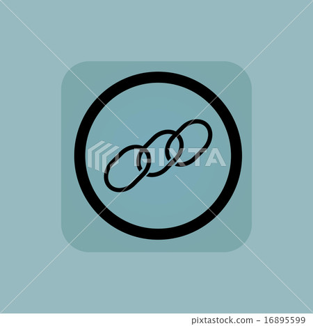 Pale blue chain sign Pale blue chain sign 16895599